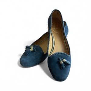 Jack Rogers Loafers Navy Tassels